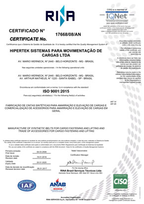 Hipertek - Certificado ISO 9001:2008